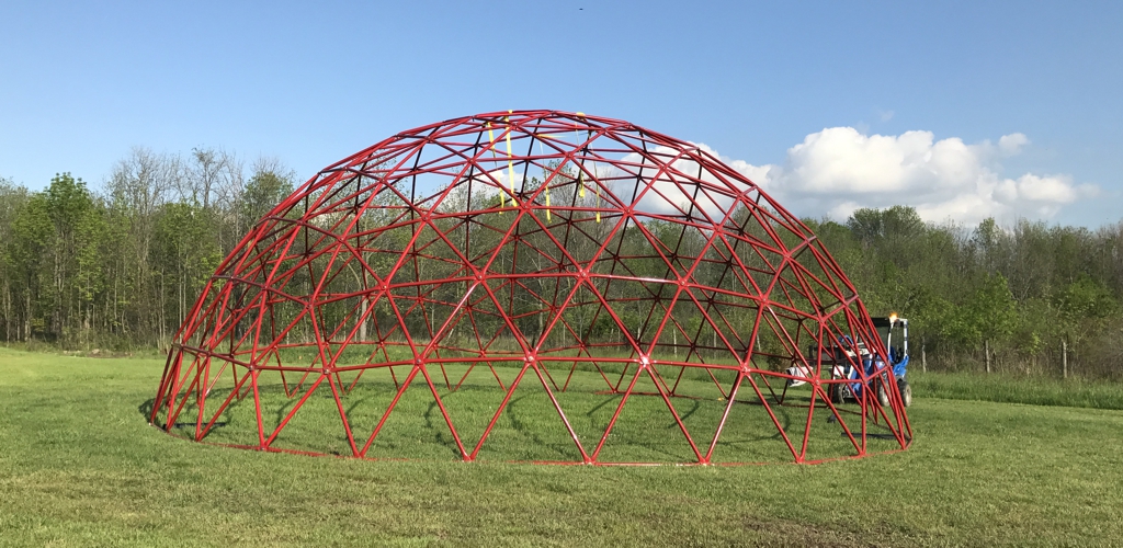Geodesic Dome Greenhouse, May 12, 2017